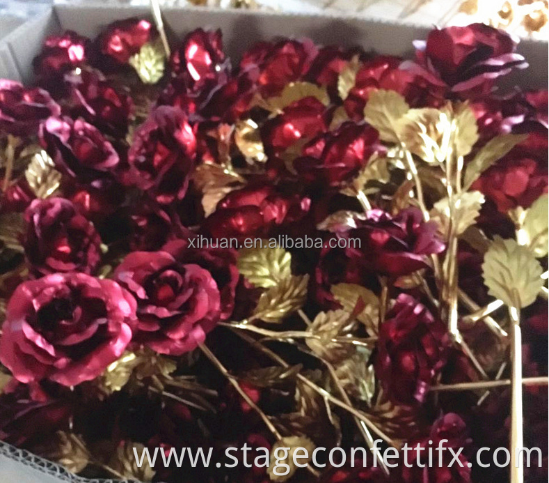 2021 Amazon Hot Sale 24k Gold Plated Rose Eternal Roses Beautiful 24K Gold Dipped Preserved Rose Flower